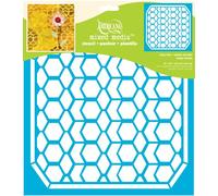 Americana Decor Busy Bee - Plantilla para Estarcido, diseño de pájaros, Color Azul, 30,5 x 30,5 cm