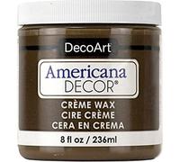 Americana Decor Creme Wax 8oz-Deep Brown