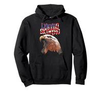 Americana Eagle Free Bird Retro Rock Bandera de EE. UU Sudadera con Capucha
