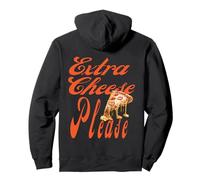 Americana Extra Cheese Pepperoni Pizza Estilo Nueva York Retro Sudadera con Capucha