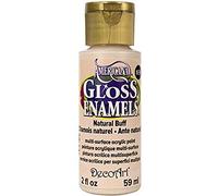 Americana Gloss Enamels Acrylic Paint 2Oz-Natural Buff