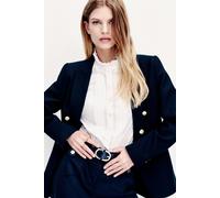 Americana Maina con doble botón azul marino mujer 42