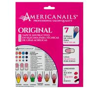 Americanails Plantilla Instructiva Mini de Silicona para T?cnicas de Uas Acr?licas: Mejora tus Habilidades Aprendizaje Basado en Zonas y Limpieza