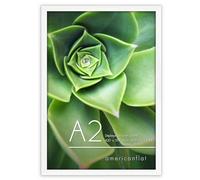 Americanflat A2 - Marco de Fotos en MDF Madera Blanca - Marco para Cuadros Personalizados de Pared