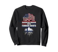 Americano cultivado con raíces finlandesas USA Finlandia Vintage Suomi Sudadera