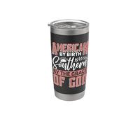 Americano de nacimiento Sur Por Country Music Southern Belle Vaso térmico de acero inoxidable de doble pared