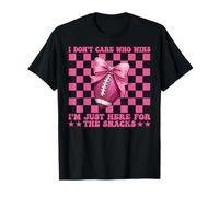 Americano Fútbol Chica Mamá No me importa quién gana Camiseta
