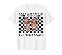 Americano Fútbol Chica Mamá No me importa quién gana Camiseta