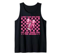 Americano Fútbol Chica Mamá No me importa quién gana Camiseta sin Mangas