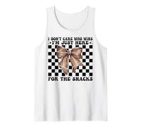 Americano Fútbol Chica Mamá No me importa quién gana Camiseta sin Mangas