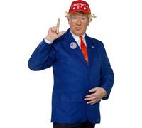 Americano President Donald Trump Adulto Disfraz Hombre + Sombrero M-XL