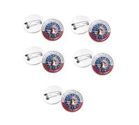 Americans - Broche conmemorativo del 250 aniversario para abrigo, bolsa o cuaderno, decoración de ropa, accesorios de ropa, insignia conmemorativa de moda antigua, B, como se describe