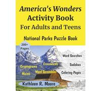 America's Wonders Activity Book for Adults and Teens: National Parks Puzzle Book