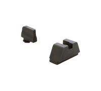 AmeriGlo Optic Compatible GL-429 XL Alto Negro Serrado 0.315 Pulgadas Frontal, Negro Plano 0.394 Pulgadas Juego de mira Trasera Compatible con Glock