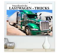 Amerikanische Lastwagen - Trucks (hochwertiger Premium Wandkalender 2026 DIN A2 quer), Kunstdruck in Hochglanz: Machen Sie sich bereit für eine wilde Reise durch die Vereinigten Staaten.