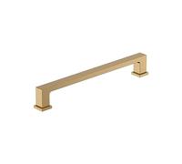Amerock 10BX37033CZ - Manija de armario de bronce champán, tirador de gabinete, 160 mm de centro a centro, paquete de 10 unidades, Bridgeport, herrajes para muebles