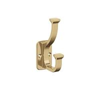 Amerock Alder - Gancho decorativo de pared de bronce champán de doble punta