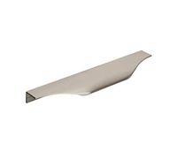 Amerock Aloft 167 mm de centro a centro de níquel satinado gabinete Edge Pull - 1 paquete