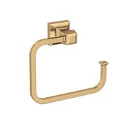 Amerock BH36022CZ | Anillo de toalla de bronce de champn | 5-3/4 pulgadas (146 mm) Toallero de longitud | Mulholland | Soporte de toalla de mano par