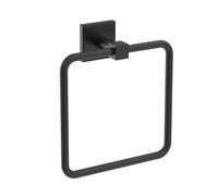 Amerock BH36072MB | Toallero de aro negro mate | Toallero de 179 mm (7-1/16 in) de largo | Appoint | Toallero de pared para ba?o | Cocina peque?a