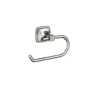 Amerock BH36091G10 - Soporte de Papel higiénico de un Solo Poste de níquel Cepillado | Soporte para Papel higiénico de 179 mm de Longitud | Estatura | Soporte para pañuelos de baño | Accesorios de