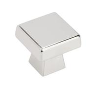 Amerock | Cabinet Knob | Polished Chrome | 1-1/2 inch (38 mm) Length | Blackrock | 1 Pack | Drawer Knob | Cabinet Hardware