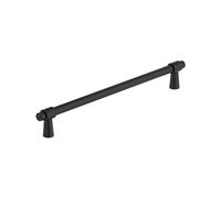Amerock Destine BP36902FB - Tirador de gabinete negro mate de 256 mm de centro a centro, color negro mate