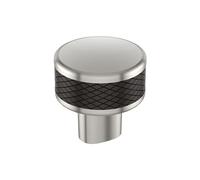Amerock Esquire BP36554G10ORB - Pomo de gabinete de níquel satinado y bronce aceitado de 32 mm de diámetro