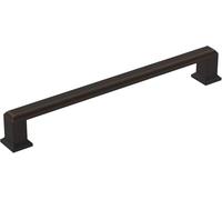 Amerock | Mango de gabinete | Bronce aceitado | 7-9/16 pulgadas (192 mm) de centro a centro | Appoint | 1 paquete | Jaladera de cajón | Asa de gabinete | Herrajes para gabinete