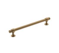Amerock | Mango de gabinete | Bronce champán | 7-9/16 pulgadas (192 mm) de centro a centro | Winsome | 1 paquete | Jaladera de cajón | Asa de gabinete | Herrajes para gabinete