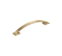 Amerock | Mango de gabinete | Bronce champán | Tirador de cajón de centro a centro de 6-5/16 pulgadas (160 mm) | Candler | Herrajes de cocina y baño | Herrajes para muebles