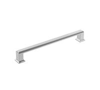 Amerock | Mango de gabinete | Cromo pulido | 7-9/16 pulgadas (192 mm) de centro a centro | Appoint | 1 paquete | Jaladera de cajón | Asa de gabinete | Herrajes para gabinete