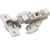 Amerock Paquete de 2 bisagras ocultas europeas de cierre automático de 1,27 cm para armario de marco frontal, ángulo de apertura de 105 grados con ajuste de 3 vías