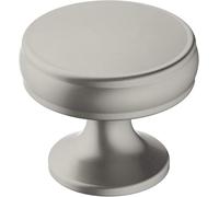 Amerock | Perilla de gabinete | níquel satinado | 1-1/4 pulgadas (32 mm) de diámetro | Renown | 1 paquete | Pomo de cajón | Hardware de gabinete