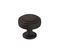 Amerock | Pomo de gabinete | Bronce aceitado | 1-1/4 pulgadas (32 mm) de diámetro | Winsome | 1 paquete | Pomo de cajón | Herrajes para gabinete