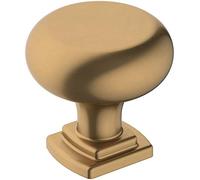 Amerock | Pomo de gabinete | Bronce champán | 1-1/4 pulgadas (32 mm) de diámetro | Superpaso | 1 paquete | Pomo de cajón | Herrajes para gabinete