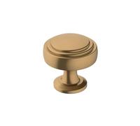 Amerock | Pomo de gabinete | Bronce champán | 32 mm de diámetro | Winsome | 1 paquete | perilla de cajón | Herrajes para gabinete