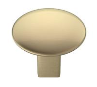 Amerock | Pomo de gabinete | Champán dorado | 32 mm de diámetro | Riva | 1 paquete | perilla de cajón | Herrajes para gabinete