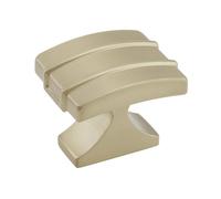 Amerock | Pomo de gabinete | Champán dorado | 38 mm de longitud | Davenport | 1 paquete | perilla de cajón | Herrajes para gabinete