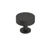 Amerock | Pomo de gabinete | Negro mate | 32 mm de diámetro | Radio | 1 paquete | Pomo de cajón | Herrajes para gabinete