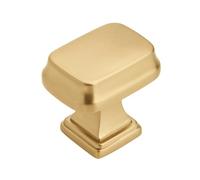 Amerock Pomo para gabinete, bronce champán, 32 mm de longitud, revitaliza, 1 paquete, perilla de cajón, accesorios para gabinete