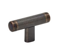 Amerock | Pomo para gabinete de cocina | Bronce aceitado | 2-5/8 pulgadas (67 mm) | Bronx | Paquete de 1 | Herrajes para muebles | Pomo para cajón de baño | Manija de cajón de tocador | Tirador de