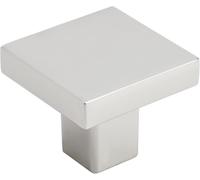 Amerock Pomo para gabinete, níquel pulido, 30 mm de longitud, monumento, 1 unidad, perilla de cajón, accesorios para gabinete