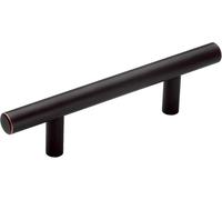 Amerock | Tirador de gabinete | Bronce aceitado | 3 pulgadas (76 mm) de centro a centro | Tiradores de barra | Paquete de 10 | Tirador de cajón | Manija de cajón | Hardware de gabinete
