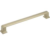 Amerock Tirador de gabinete, champán dorado, 7-9/16 pulgadas (192 mm) de centro a centro, cita, paquete de 1 unidad, tirador de cajón, asa de cajón, herrajes para gabinete