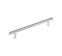 Amerock Tirador de gabinete, cromo pulido, 7-9/16 pulgadas (192 mm) de centro a centro, tiradores de barra, paquete de 1 unidad, manija de cajón, asa de cajón, accesorios para gabinete