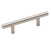 Amerock | Tirador de gabinete | Níquel esterlina | 76 mm de centro a centro | Tiradores de barra | Paquete de 10 | Tirador de cajón | Manija de cajón | Hardware de gabinete