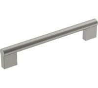 Amerock Tirador de gabinete, níquel satinado, 160 mm de centro a centro, Versa, paquete de 1 unidad, tirador de cajón, manija de gabinete, herrajes para gabinete