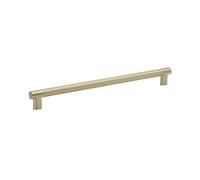 Amerock Tirador para gabinete de cocina, champán dorado, 12-5/8 pulgadas (320 mm) de centro a centro, Bronx, paquete de 1 unidad, herrajes para muebles, asa de gabinete, tirador de cajón de baño