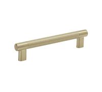Amerock Tirador para gabinete de cocina, champán dorado, 6-5/16 pulgadas (160 mm) de centro a centro, Bronx, paquete de 1 unidad, herrajes para muebles, asa de gabinete, tirador de cajón de baño